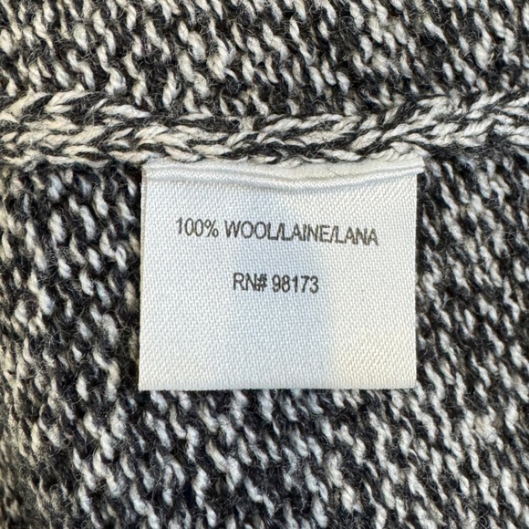 W By Worth Heather Long Sleeve Front Open 100% Wool Cardigan with Pockets (P) - Picture 9 of 9